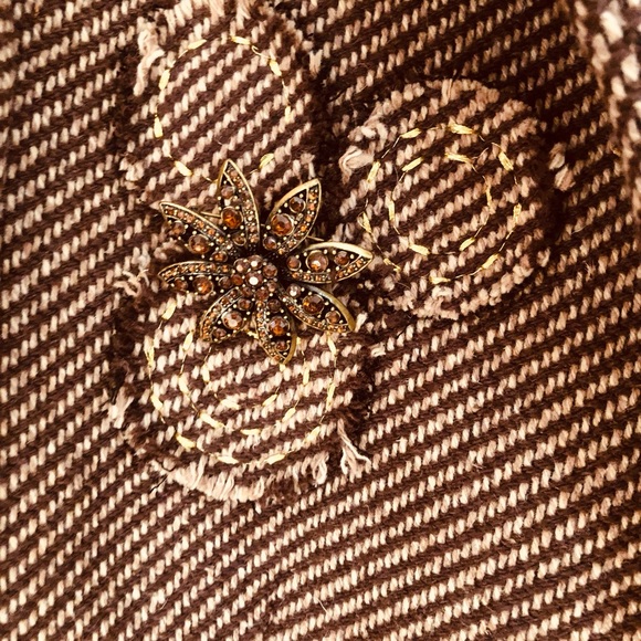 Zara Basic, Women’s Small, Fitted, Diagonal Pattern Blazer, Warm Polyester/Wool. - Picture 11 of 12